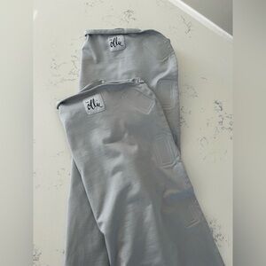 Bundle of 2 Ollie Swaddles! Grey. Like new!